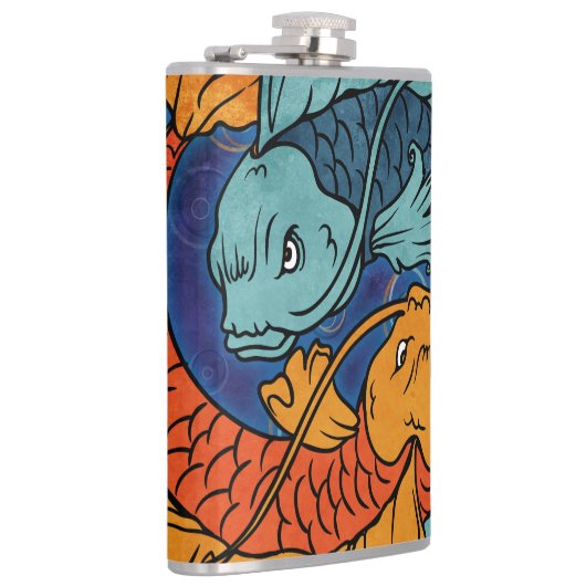 Koi Fish Heupfles (Rechts)