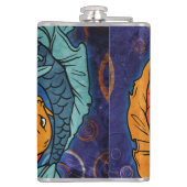 Koi Fish Heupfles (Achterkant)