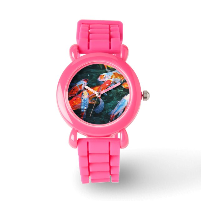 Koi Fish Horloge (Voorkant)