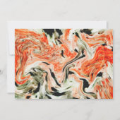 Koi Fish Huwelijksuitnodiging Kaart (Achterkant)