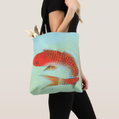 Koi Fish Illustration Canvas tas (Dichtbij)