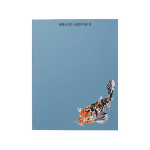 Koi Fish Illustration Stationery, Writing Paper Notitieblok