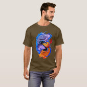 Koi Fish Illustration T Shirt Design (Voorkant volledig)