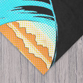 Koi Fish in a Great Wave Comic Book Style Tissuepapier