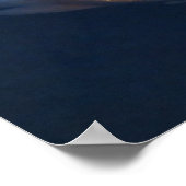 Koi Fish in Deep Blue Water Zen Poster (Hoek)
