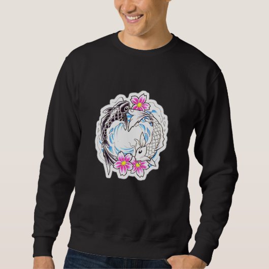 Koi Fish in Love Yin and Yang Trui (Voorkant)
