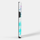 Koi Fish in roze en blauw iPhone Hoesje (Rechterkant)