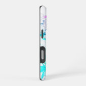 Koi Fish in roze en blauw iPhone Hoesje (Rechterkant)