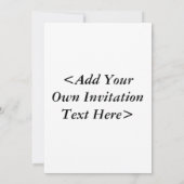 Koi Fish Invitation Kaart (Achterkant)