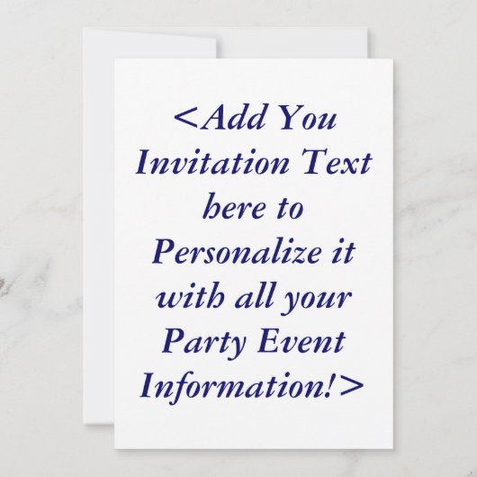 Koi Fish Invite Kaart (Achterkant)