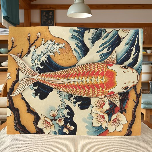 Koi Fish Japans Kersenbloesems & Wave Tissuepapier