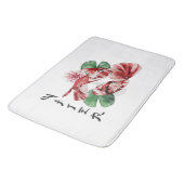 Koi Fish Japans stijlscript oosterse kunst Badmat (Gekanteld)