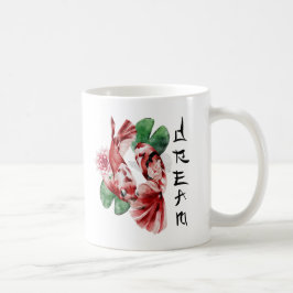 Koi Fish Japans stijlscript oosterse kunst Koffiemok