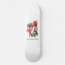 Koi Fish Japans stijlscript oosterse kunst Persoonlijk Skateboard