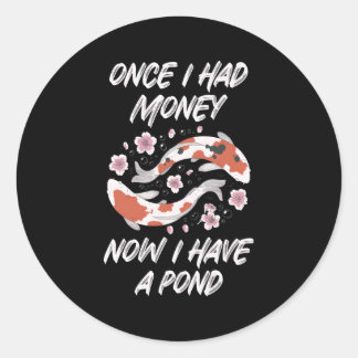 Koi Fish Japanse karper Ronde Sticker