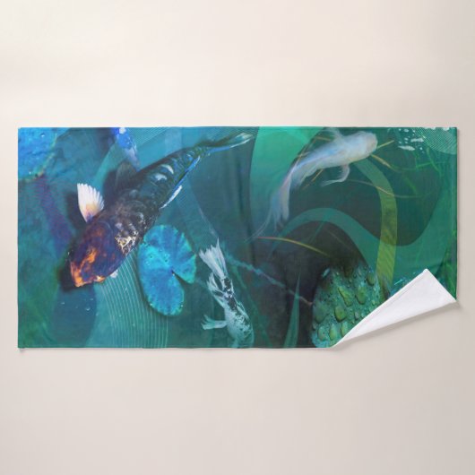 Koi Fish JOY OF KOI Badhanddoek (Badhanddoek)