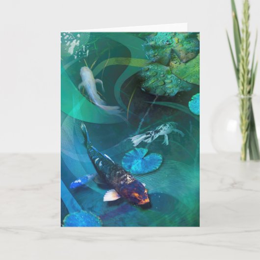 Koi Fish JOY OF KOI Kaart (Voorkant)