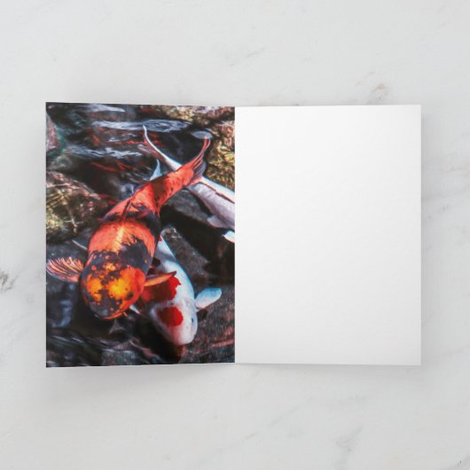 Koi Fish JOY OF KOI Kaart (Binnen)