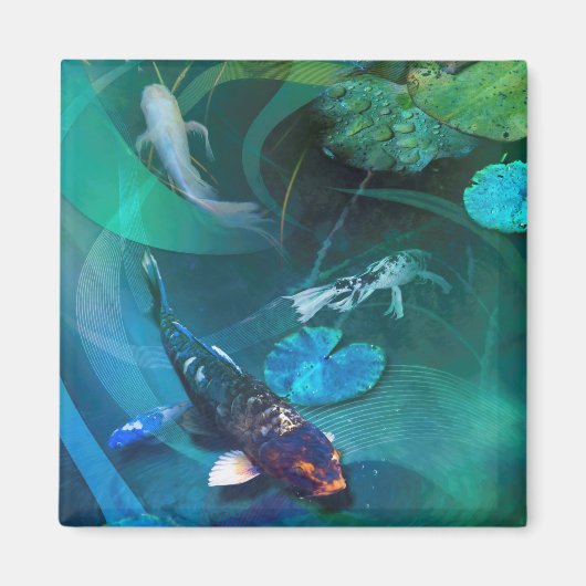 Koi Fish JOY OF KOI Magneet (Voorkant)