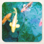 Koi Fish Kartonnen Onderzetters (Voorkant)