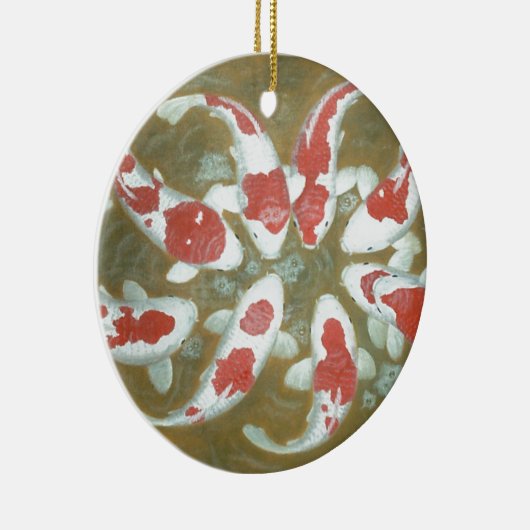 KOI FISH KERAMISCH ORNAMENT (Rechts)