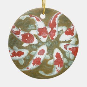 KOI FISH KERAMISCH ORNAMENT