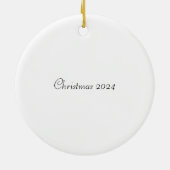 Koi Fish Kerstmis Keramisch Ornament (Achterkant)