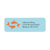Koi Fish Label (Voorkant)