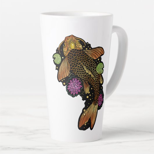 Koi Fish Latte Mok (Rechterhoek)