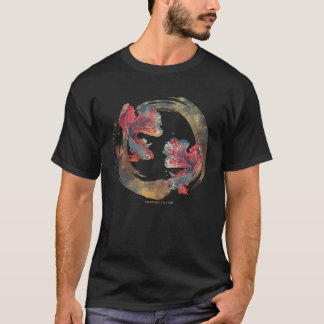koi fish life clothes in japanese fish koi whisper t-shirt