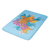 Koi Fish Lotus Kersenbloesem Badmat (Gekanteld)