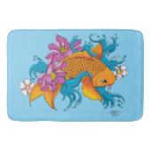 Koi Fish Lotus Kersenbloesem Badmat (Voorkant)