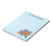 Koi Fish Lotus Kersenbloesem Notitieblok (Linkerzijde)