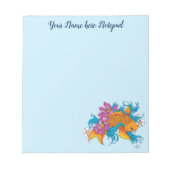 Koi Fish Lotus Kersenbloesem Notitieblok (Voorkant)