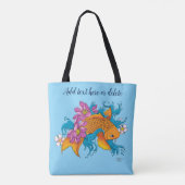 Koi Fish Lotus Kersenbloesem Tote Bag (Achterkant)