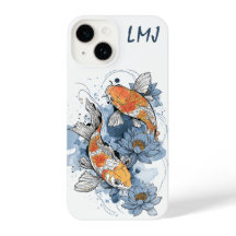 Koi Fish & Lotus telefoonhoesje – 