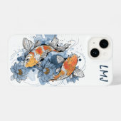 Koi Fish & Lotus telefoonhoesje –  iPhone Hoesje (Achterkant horizontaal)