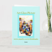 Koi Fish Lovers Romantisch Zomer Wenskaart Feestdagen Kaart (Achterkant)