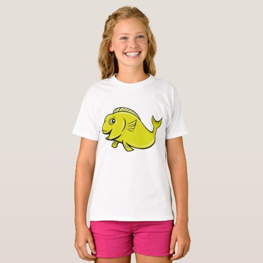 Koi Fish Meisjes T-shirt (Voorkant volledig)