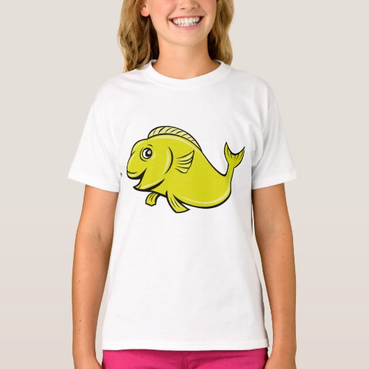 Koi Fish Meisjes T-shirt (Voorkant)