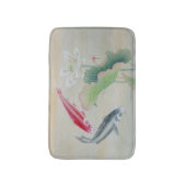 Koi Fish met Lotus Badmat (Voorkant Verticaal)