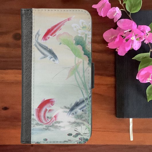 Koi Fish met Lotus Case-Mate iPhone Case