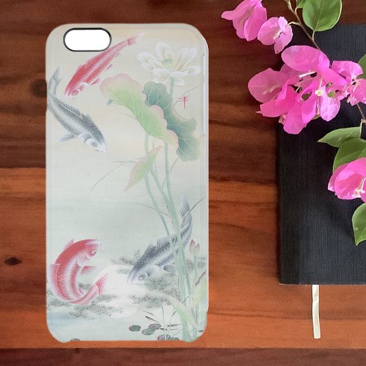 Koi Fish met Lotus Case-Mate iPhone Case