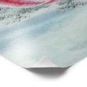 Koi Fish met Lotus Foto Afdruk (Hoek)