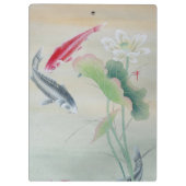 Koi Fish met Lotus Klembord (Achterkant)