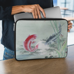 Koi Fish met Lotus Laptop Sleeve