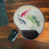 Koi Fish met Lotus Muismat