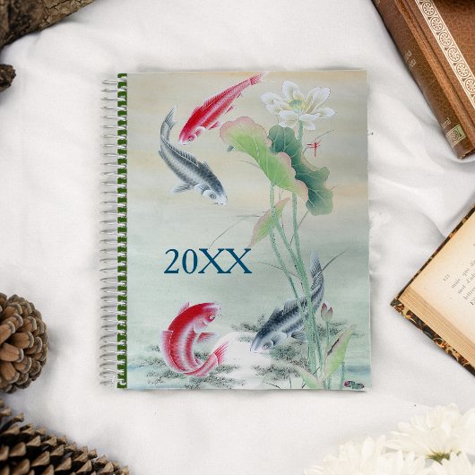Koi Fish met Lotus Planner