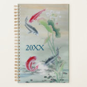 Koi Fish met Lotus Planner (Voorkant)