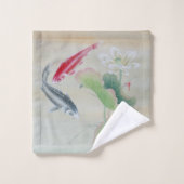 Koi Fish met Lotus Washandje (Wasdoekje)